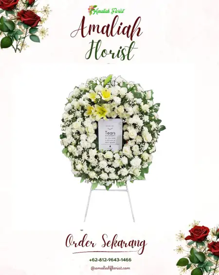 Krans Bunga Duka Krecek